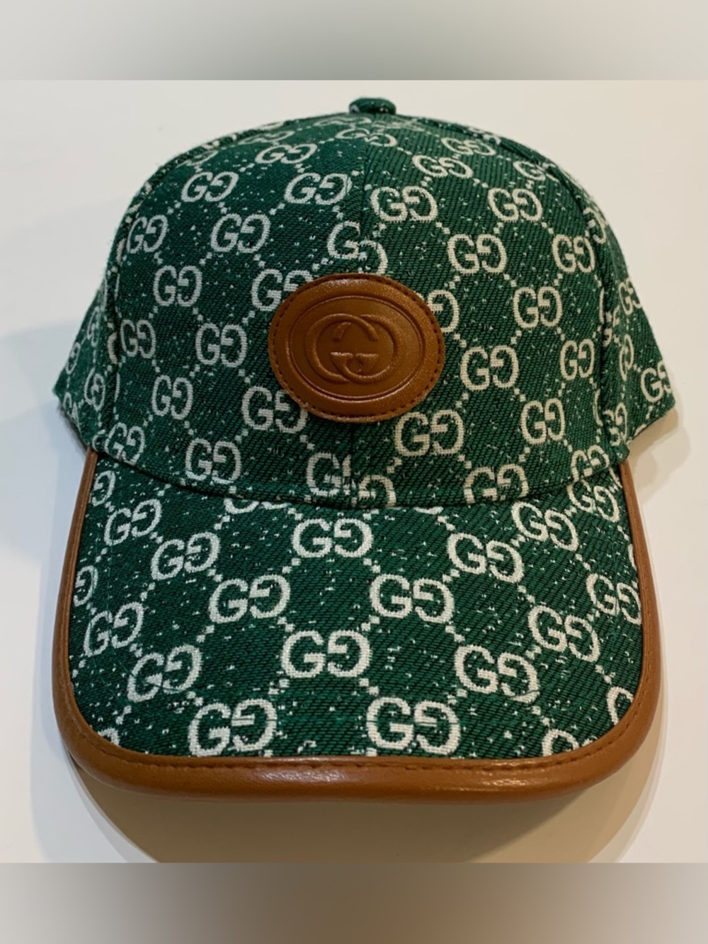 Green Gucci GG Hat